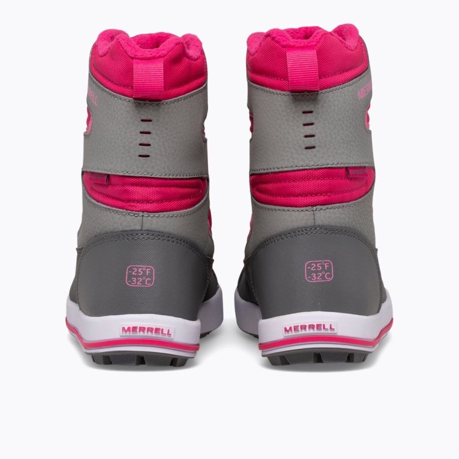 Bota Merrell Snow Bank 3.0 Para Niños Pequeños Gris-baya - Imagen 3