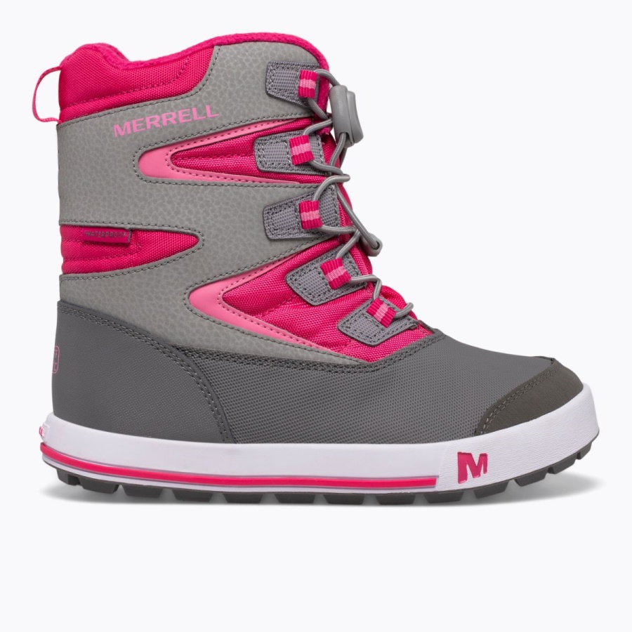 bota_merrell_snow_bank_3_0_para_ninos_pequenos_gris_baya.jpg Bota Merrell Snow Bank 3.0 Para Niños Pequeños Gris-baya - Imagen 1
