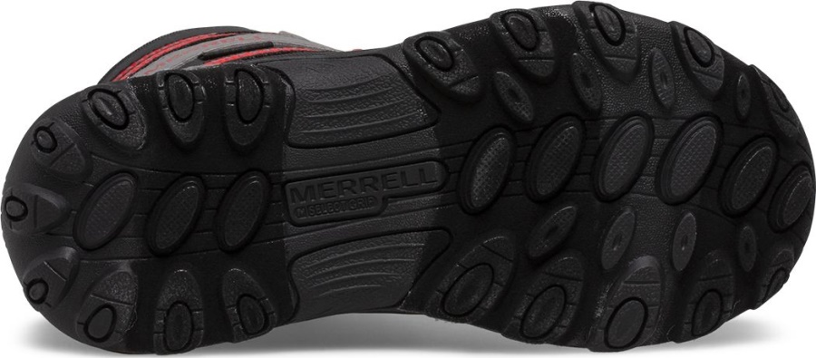Botas De Nieve Merrell Outback Para Niños Grandes Negro-gris-rojo - Imagen 3
