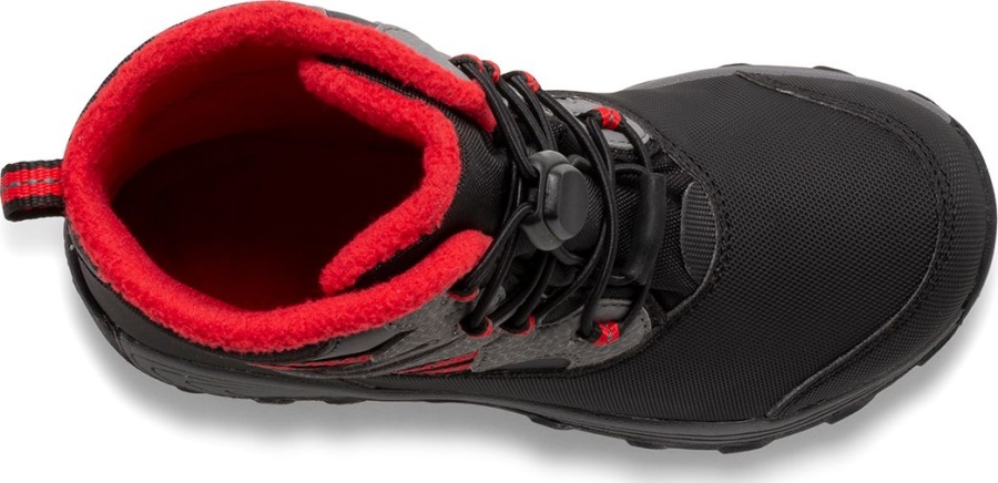 Botas De Nieve Merrell Outback Para Niños Grandes Negro-gris-rojo - Imagen 4