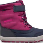 Botas Impermeables Para Niños Grandes Merrell Snow Storm Berry-navy