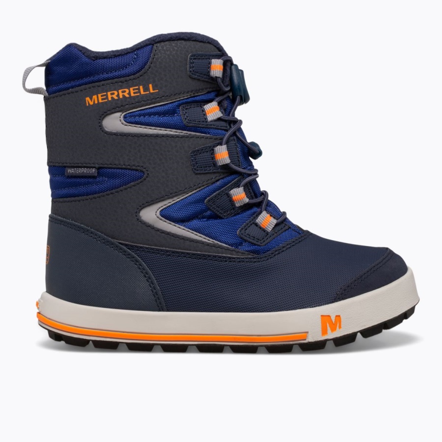 botas_merrell_snow_bank_3_0_para_ninos_pequenos_azul_marino_cobalto_naranja.jpg Botas Merrell Snow Bank 3.0 Para Niños Pequeños Azul Marino-cobalto-naranja - Imagen 1