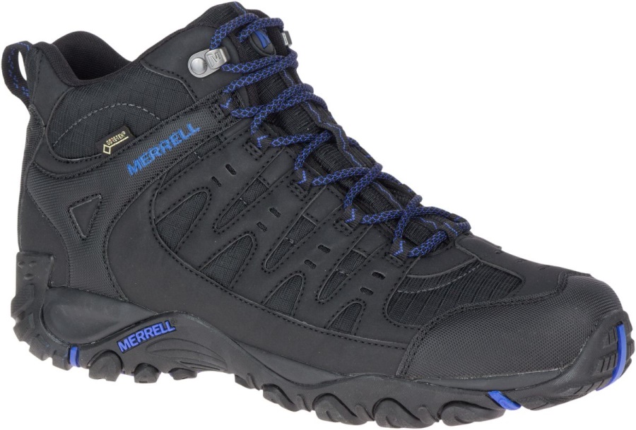 Merrell Accentor Sport Mid Gore-Tex Para Hombre, Color Negro Y Sodalita - Imagen 2