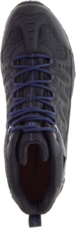Merrell Accentor Sport Mid Gore-Tex Para Hombre, Color Negro Y Sodalita - Imagen 4