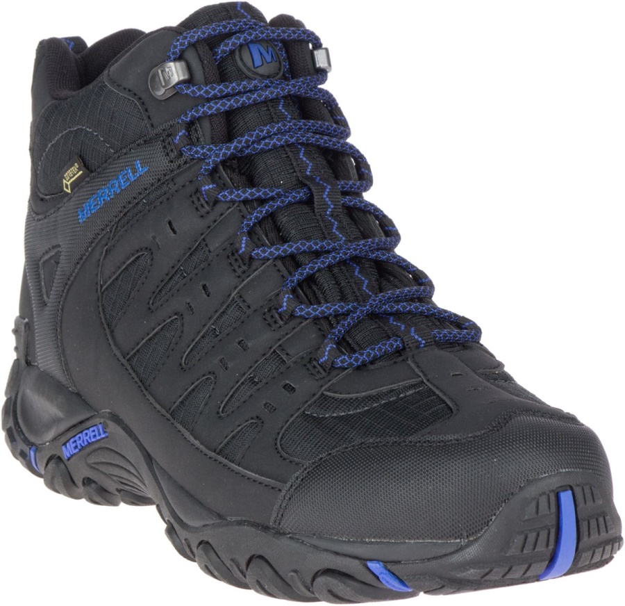 Merrell Accentor Sport Mid Gore-Tex Para Hombre, Color Negro Y Sodalita - Imagen 5