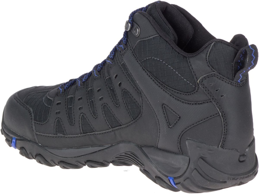 Merrell Accentor Sport Mid Gore-Tex Para Hombre, Color Negro Y Sodalita - Imagen 8