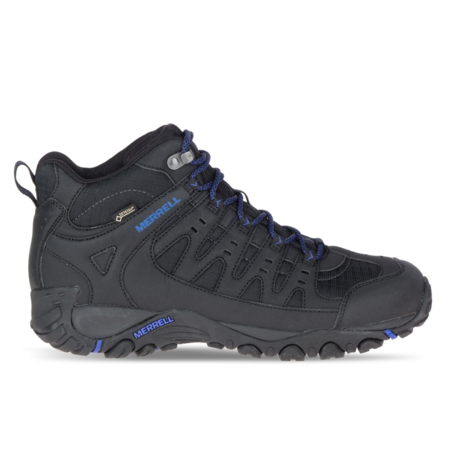 Merrell Accentor Sport Mid Gore-Tex Para Hombre, Color Negro Y Sodalita - Imagen 1