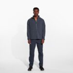 Merrell Alpine Packable Rain Shell Para Hombre Negro Jaspeado - Imagen 5