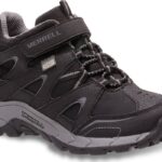 Merrell Big Kid's Light Tech Cuero Cierre Rápido Impermeable Negro