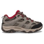 Merrell Big Kid's Moab 3 Low Lace Impermeable Zapatilla De Deporte Boulder Rojo