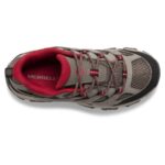 Merrell Big Kid's Moab 3 Low Lace Impermeable Zapatilla De Deporte Boulder Rojo - Imagen 4