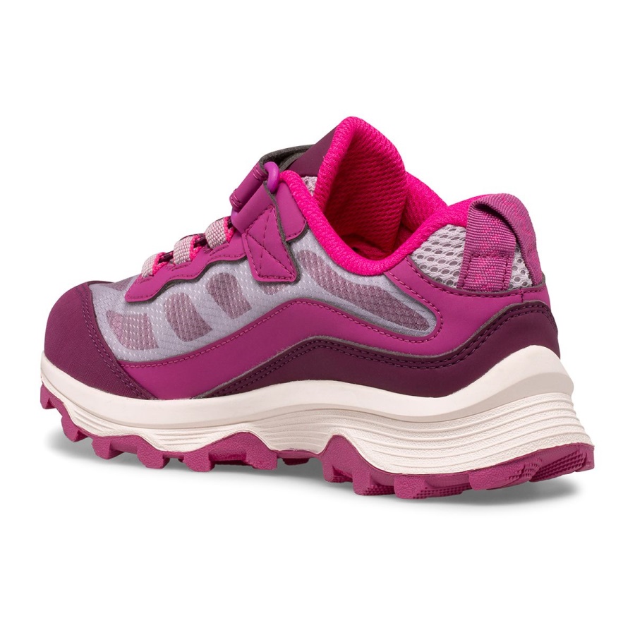 Merrell Big Kid's Moab Speed Low A/c Impermeable Gris-baya - Imagen 3