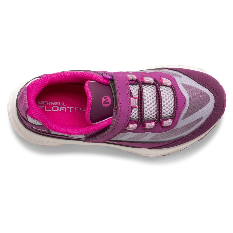 Merrell Big Kid's Moab Speed Low A/c Impermeable Gris-baya - Imagen 5