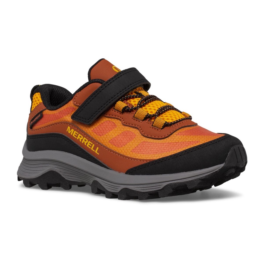 Merrell Big Kid's Moab Speed Low A/c Impermeable Naranja-negro - Imagen 2
