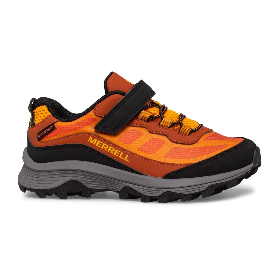 merrell_big_kids_moab_speed_low_a_c_impermeable_naranja_negro.jpg Merrell Big Kid's Moab Speed Low A/c Impermeable Naranja-negro - Imagen 1