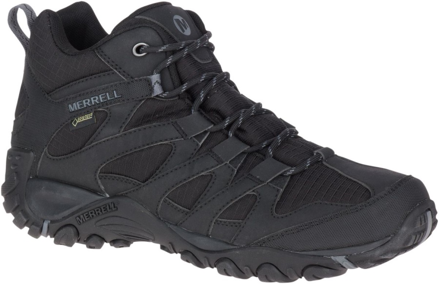 Merrell Hombre Alverstone Sport Mid Gore-tex Negro-rock - Imagen 2