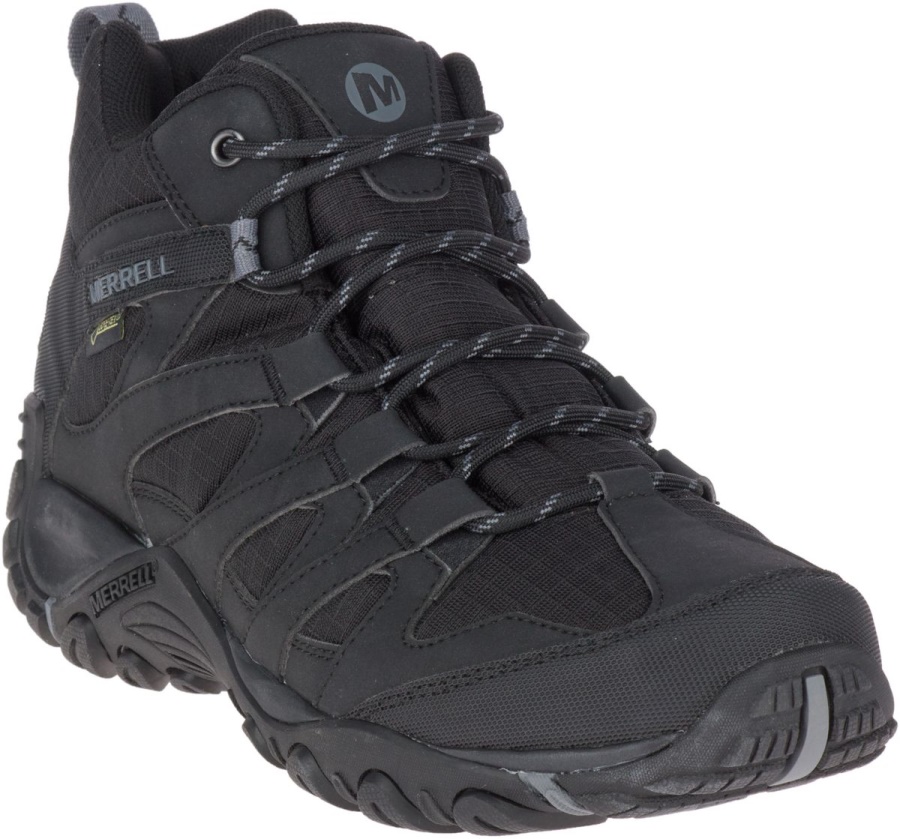 Merrell Hombre Alverstone Sport Mid Gore-tex Negro-rock - Imagen 5