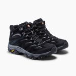 Merrell Hombre Moab 3 Mid Gore-tex Negro-gris - Imagen 4