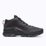 Merrell Hombre Moab Speed Mid Gore-tex Negro-asfalto