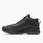 Merrell Hombre Moab Speed Mid Gore-tex Negro-asfalto - Imagen 3
