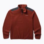 Merrell Hombre Terreno 1/4 Cremallera Polar Ladrillo