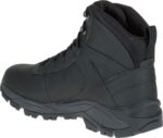 Merrell Hombre Vego Mid Cuero Impermeable Negro - Imagen 8