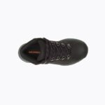 Merrell Mujer Erie Mid Cuero Impermeable Negro - Imagen 3