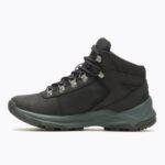 Merrell Mujer Erie Mid Cuero Impermeable Negro - Imagen 5