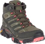 Merrell Mujer Moab 2 Mid Gore-tex Beluga-oliva - Imagen 5