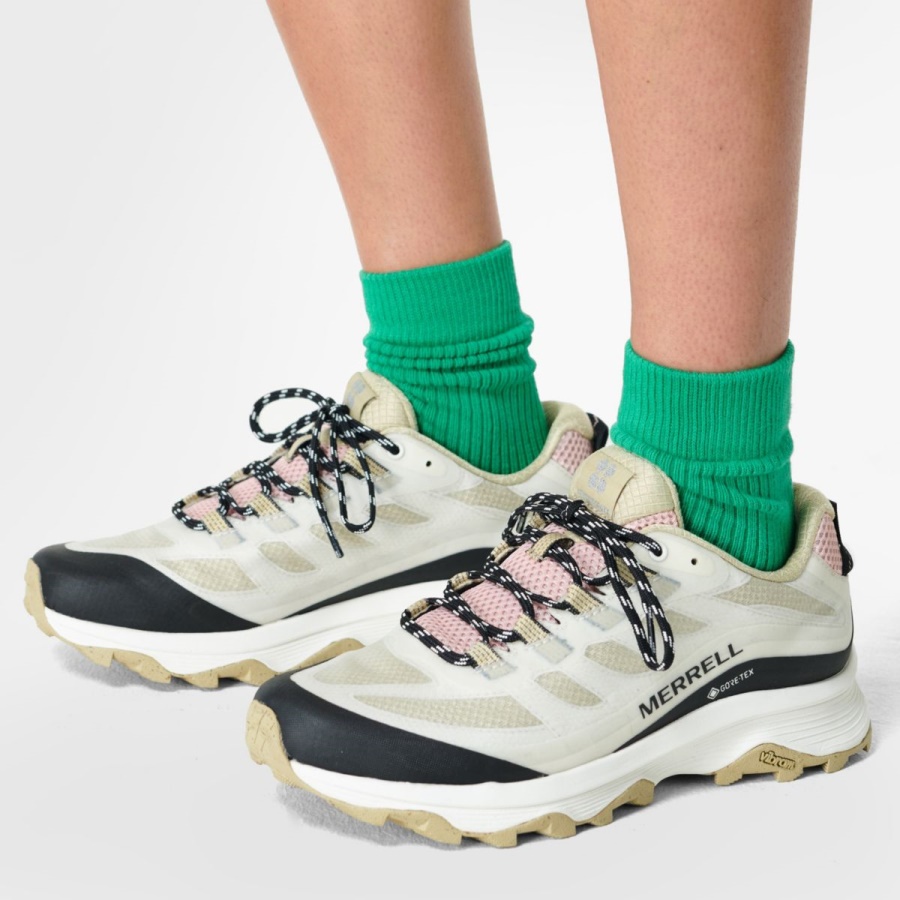 Merrell Mujer Moab Speed Gore-tex X Sweaty Betty Blanco-caqui - Imagen 1