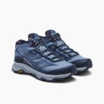 Merrell Mujer Moab Speed Mid Gore-tex Azul Marino - Imagen 4