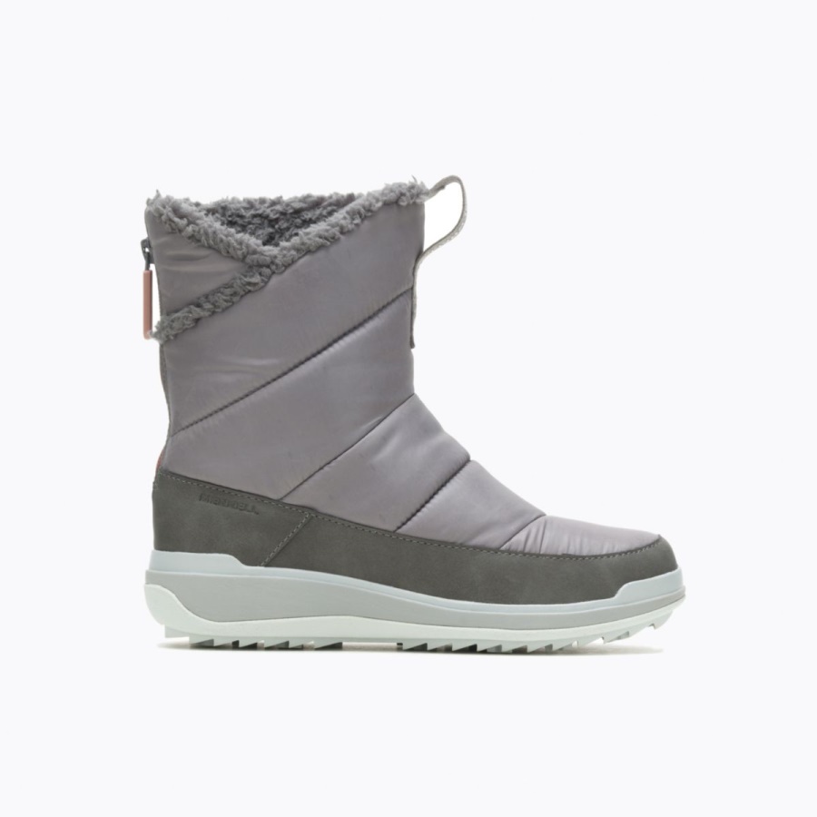 merrell_mujer_snowcreek_sport_mid_zip_polar_impermeable_carboncillo.jpg Merrell Mujer Snowcreek Sport Mid Zip Polar Impermeable Carboncillo - Imagen 1