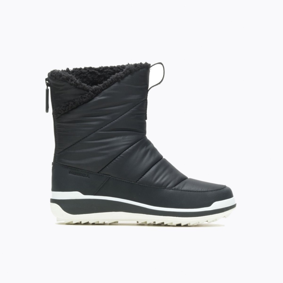 merrell_mujer_snowcreek_sport_mid_zip_polar_impermeable_negro.jpg Merrell Mujer Snowcreek Sport Mid Zip Polar Impermeable Negro - Imagen 1