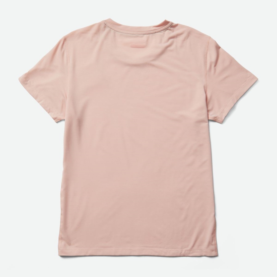 Merrell Mujer Tencel&trade; Camiseta De Manga Corta Rosa Humo - Imagen 7