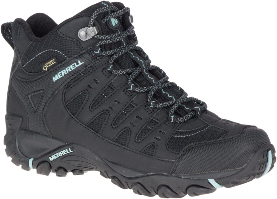 Merrell Mujeraccentor Sport Mid Gore-tex Black-aquifer - Imagen 2