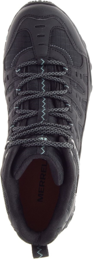 Merrell Mujeraccentor Sport Mid Gore-tex Black-aquifer - Imagen 4