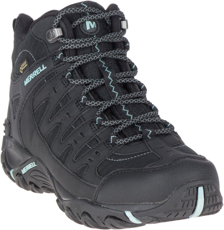 Merrell Mujeraccentor Sport Mid Gore-tex Black-aquifer - Imagen 5