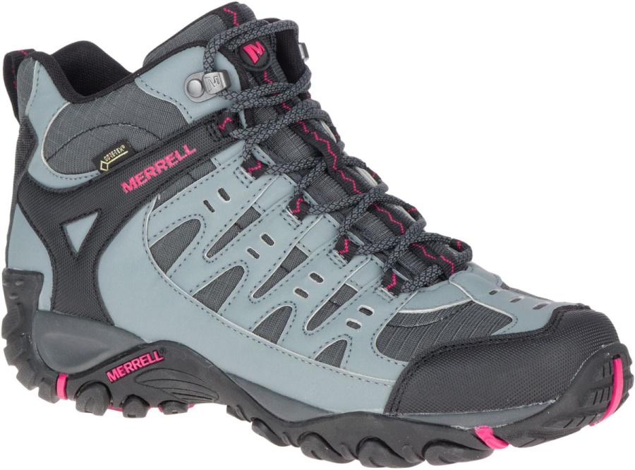 Merrell Mujeraccentor Sport Mid Gore-tex Granite-rose Rojo - Imagen 2