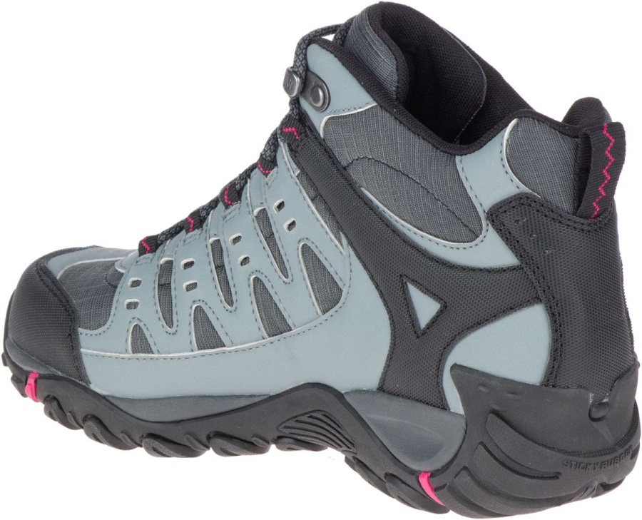 Merrell Mujeraccentor Sport Mid Gore-tex Granite-rose Rojo - Imagen 8