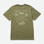 Merrell Playera Con Gráfico De Mapa Para Hombre Polvoriento Oliva Jaspeado - Imagen 2