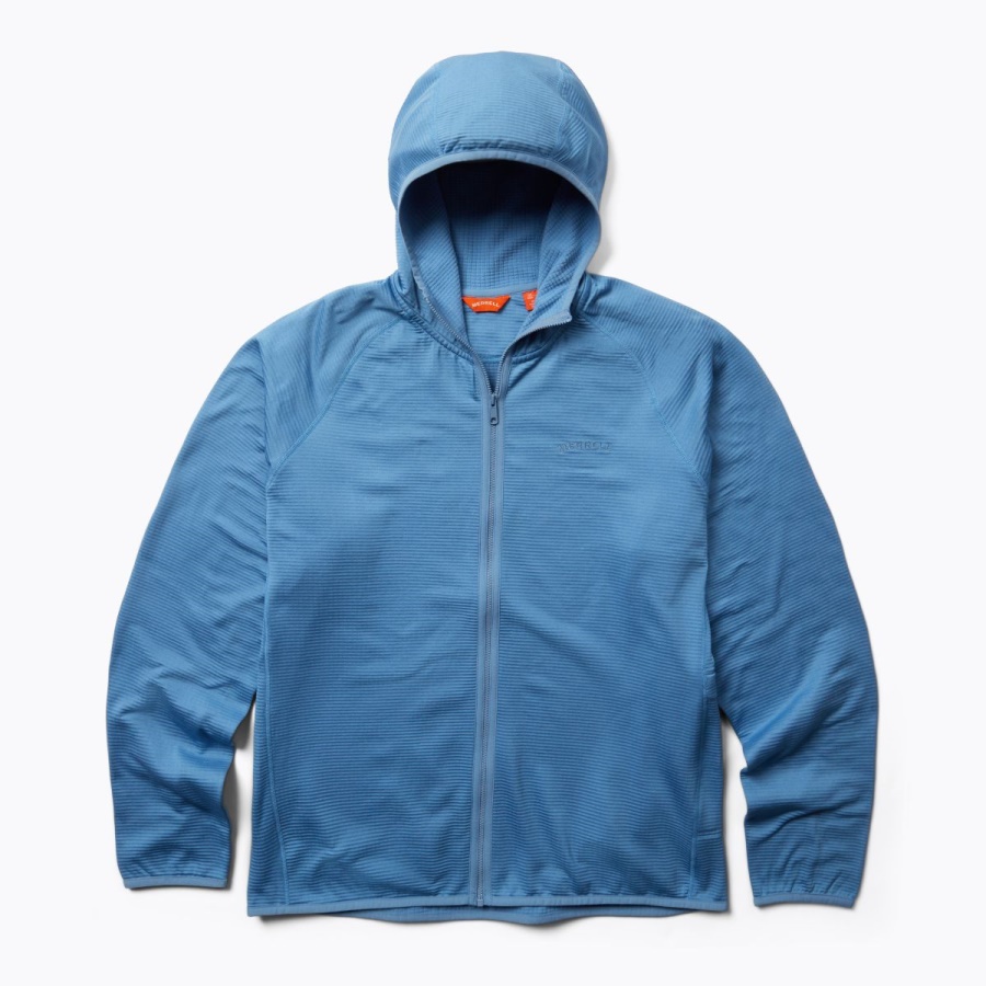 Sudadera Con Capucha Y Cremallera Completa Geotex Merrell Para Hombre Riviera - Imagen 1
